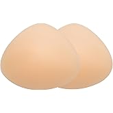 Silicone Breast Forms Mastectomy Prosthesis Triangle Bra Inserts Breast Enhancers 1 Pair A B C D E F G Cup