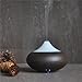 Aromatherapy Essential Oil Diffuser Portable & Electric Ultrasonic Cool Mist Aroma Humidifier with Color LED Lights Changing for Home Office Bedroom Auto Off - Light or Dark Brown