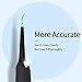 Teeth Calculus Remover, Dental Tools, Electric Tartar Scraper Plaque Remover Stainless Steel Dental Cleaner by iFanze (Black)