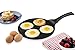 Gourmia GPA9525 Blini Pan With Induction Bottom Nonstick Silver Dollar Pancake Maker With 4-Mold Design 100% PFOA free non-stick coating