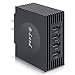 USB Wall Charger, ETL Certified B-Land Universal 4-Port USB Charger Multiple USB Charger for iPhone 7 / 6s / 6 / 5s / 5/ Plus, SE, iPad, Galaxy S7 / S6 Edge, S5, LG, Nexus, HTC & more (Black)