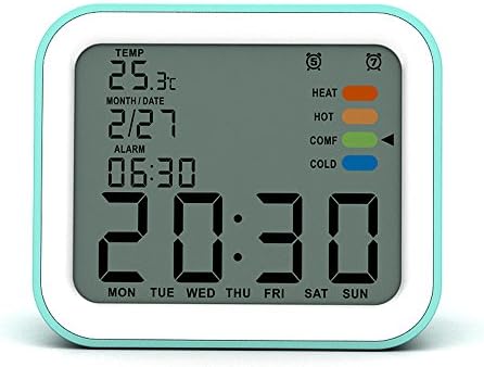 Alarm Clocks for Bedrooms Digital alarm clock, multi-function timer, Small Desk Clock, student alarm clock