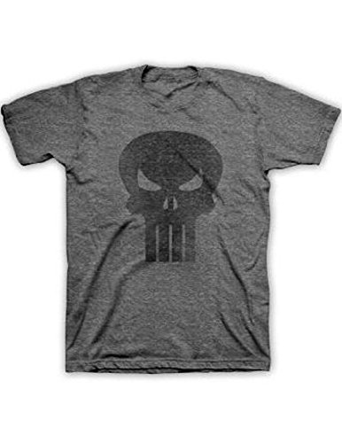 Marvel Punisher Burnout Mens T-shirt