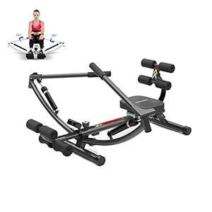 Foldable Rowing Machine,exercise silent Rower Rowing Machine with Adjustable Resistance LCD-Display for Home Fitness Gym cardio workout