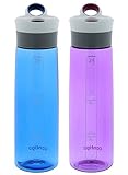 Contigo Autoseal Grace Water Bottle, 24-Ounce, Monaco & Radiant Orchid (2 Pack)