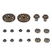 YANSHON Upgrade Parts Motor Driving Gear Wltoys Metal Gear 12T 24T 30T Motor Driving Gear Metal Differential Gear Set for WLtoys 12428 12423 RC Car (16Pcs, 8Pcs/Set)