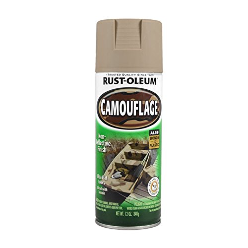 Rust-Oleum 1917-830 1917830 Camouflage Spray, Khaki, 12-Ounce (Best Paint For Rifle Stocks)