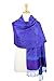 PASKMLNA Paisley Jacquard Pashmina Shawl Wrap Scarf Stole (Purple018123)