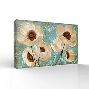 Wall26-Canvas Wall Art-Vintage Flower-Giclee Painting Wall Art for Bedroom Living Room Home Decoration - 12x18 inches