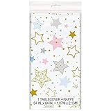 Twinkle Little Star Party Plastic Table Cover 54" X 84", 1 Ct