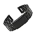Gear S2 Classic R732/R735 Bands, Threeeggs Stainless Steel Watch Band Strap Bracelet for Samsung Galaxy Gear S2 Classic SM-R732 Smart Watch (Black)