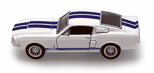 1967 Shelby GT500, White - Kinsmart 5372D - 1/38 scale Diecast Model Toy Car, but NO BOX
