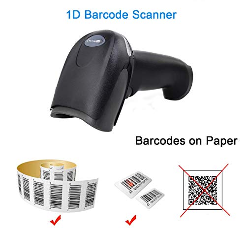 NETUM Barcode Scanner USB 2.0 Wired Handheld 1D Laser Bar Code Reader Scanner for POS Mobile Payment PC Laptop and Computer Windows Mac OS - Thumbnail 4