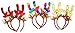 Christmas Santa Headbands, 6 Pack Womens Girls, Xmas Festive Party Winter Headwear Decor, Bulk (Reindeer)