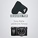 MegaGear MG1009 Ultra Light Neoprene Camera Case compatible with Sony Alpha A6400, A6500 (up to 16-70mm lens) - Black
