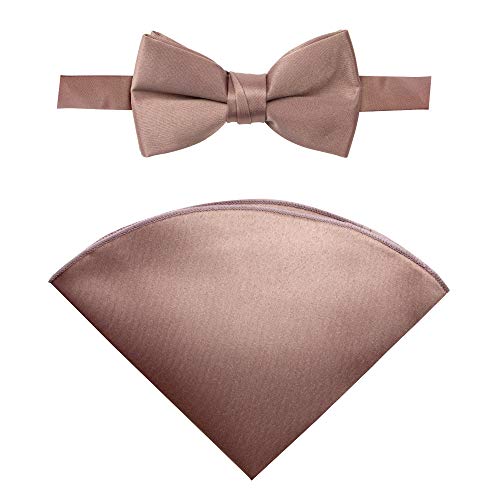 Spring Notion Boys' Satin Bow Tie and Handkerchief