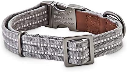 Reddy grey webbed dog collar Clearance