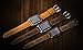 iStrap Compatible/Replacement for Apple Watch 42mm 38mm 40mm 44mm Handmade Asso Padded Leather Black PVD Clasp Watch Bands Strap for iwatch Series 4 Series 3 Series 2 Series 1