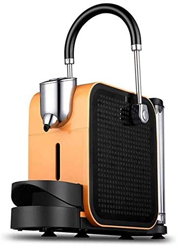 YQGOO Kaffeemaschine Home Kleine automatische Kapsel-Getränkemaschine -20bar Druck - Orange