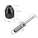 Bestgle 2Pcs 0.3-3.4mm Keyless Mini Drill Chuck Conversion Tool Electric Grinder Adapter Converter, 2.35mm Shank