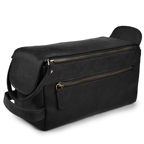 Leather Village Toiletry Travel Bag