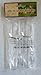 Clear Plastic Tongs, 6 1/2