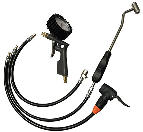 Reifenfüller-Schlauch Mit Drehbarem Anschluss 1/4" AG - Flexibler Gummischlauch Für Druckluft