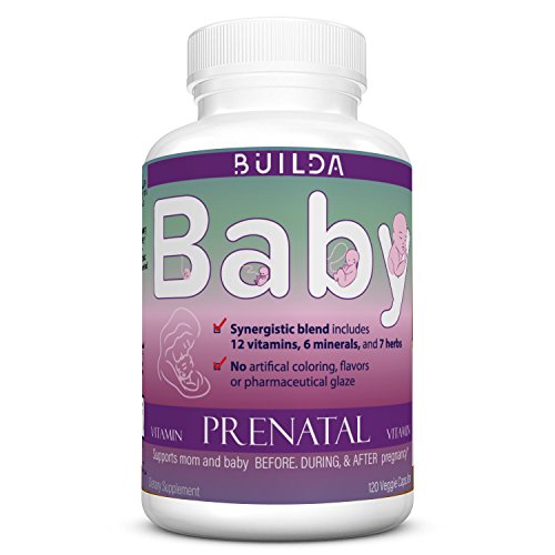 Premium Prenatal Vitamins by Builda Baby,with Ultra Prenatal Herbs,Essential Vitamins,Folic Acid,Minerals,Herbs,Best for Mother and Child,GMP Certified,120 Veggie Capsules,60 DaySupply,Made in USA Premium Prenatal Vitamins by Builda Baby,with Ultra Prenatal Herbs,Essential Vitamins,Folic Acid,Minerals,Herbs,Best for Mother and Child,GMP Certified,120 Veggie Capsules,60 DaySupply,Made in USA
