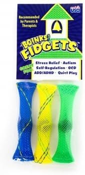 Endless Possibilities Boinks Fidgets, 3 1/4", Assorted Colors, Pack of 3