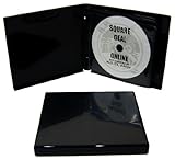 (5) Black 8-Disc Capacity CD DVD 2-Ring Album Wallet Book Storage CDBR1608BK (UniKeep Style)