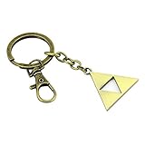 The Legend of Zelda Skyward Sword Triangle Logo Metall Keychain Key Pendant
