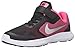 NIKE Kids' Revolution 3 Running Shoe (PSV), Black/Metallic Silver/Hyper Pink/White, 11 M US Little Kid