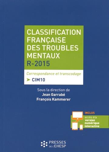 Classification française des troubles mentaux R-2015
