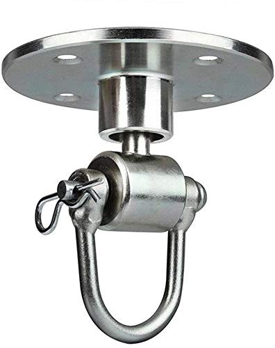 Heavy Duty Swivel for Speed Bag Platform Speed Ball Hanger Boxing Speed Bag Iron Heavy Duty Swivel MMA Training Punch Ball Ceiling Mount Hook Hanger Speed Bag Swivel Professional Speedbag Swivel