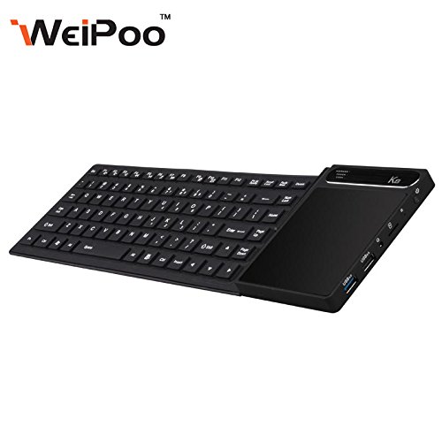 iweipoo G2 Windows 10 Mini Computer TV BOX & Streaming Media Player Intel Bay Trail Atom Quad Core Z3736F 1.8GHz 2G RAM 32G ROM 2.0MP Camera Bluetooth WiFi Ethernet USB (K8 Mini Computer)