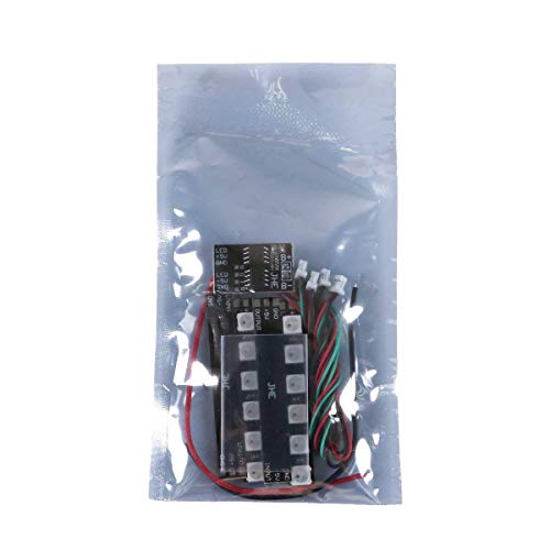 4pcs RGB LED Strip 5V LED Light Board Taillight WS2812 5050 7 Colors LED 6 LED Lamp Night Light with Driver Development Board for RC Drone FPV Racing Quadcopter