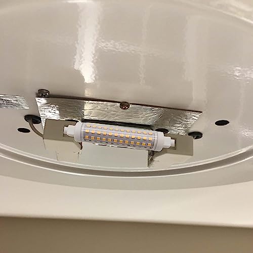 QLEE 2 PCS Led R7s 12 Watt Ampoules Halogènes R7s T3 118mm 150w 220v J Type 4.65 Pouces Double Ended Light Ampoule Paysage Lumières Travail Sécurité Mur Extérieur Flood Light Ampoules, 5000k