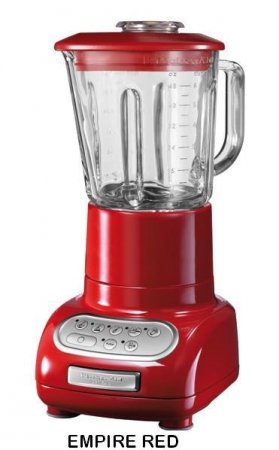 Click Here to See More Images Genuine KitchenAid Artisan Blender 5KSB5553E Backed by KitchenAid Worldwide Three Years Guarantee! 220-240 volts 50 Hz to Use Outside North America. (EMPIRE RED)
