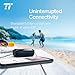 Wireless Earbuds, TaoTronics Bluetooth 5.0 Headphones True Wireless Ear Buds IPX7 Waterproof Dual Built-in Mic Earphones with 3350mAh Charging Case for 120H Extended Playtime