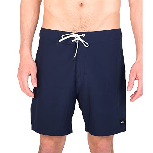 Hurley Phantom O&o Solid 18', Board Shorts Uomo, Obsidian, 42