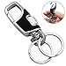 Lancher Key Chain with (2 Extra Key Rings and Gift Box) Heavy Duty Car Keychain for Men and Women - Black primary
