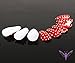 Ejiubas 3 Pcs Jelly Clear Nail Stampers with Rhinestone Cap Sandy Scrapers Nail Stamping Kits DIY Nail Art Tools (C)