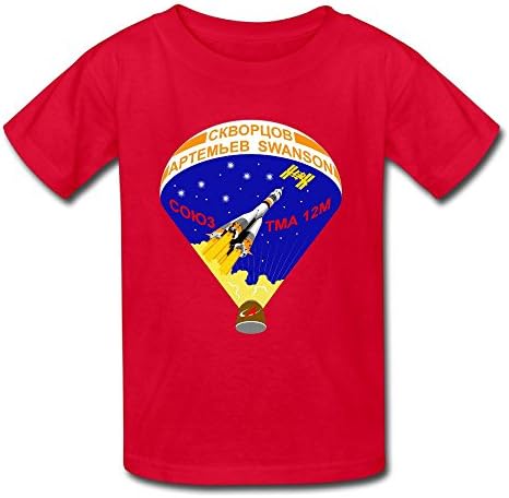 Soyuz TMA 12M Mission Patch Baby's Tee 12 Months Red