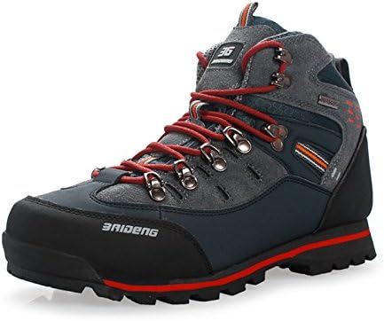 YuanRoad Men's Outdoor Hiking Boots Casual Trail Sneakers Hiking Shoe YRHB8037-Blue Orange-41