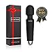 HAPME Personal Wand Massager Handheld Electric Cordless Mini Wand Rechargeable Waterproof Powerful Vibrate Massager for Therapeutic Muscle Aches (Black 03)