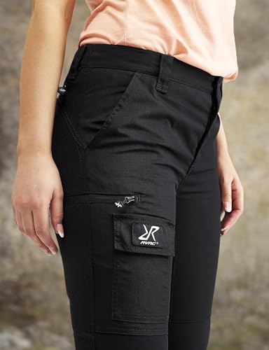 RevolutionRace Damen Nordwand Pants, Hose zum Wandern und für viele Outdoor-Aktivitäten, Jet Black, XL 7