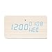 AISOUL Wi-Fi Hidden Camera Alarm Clock (Wooden Housing C- Rectangle)