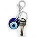 Blue Evil Eye Keychain Charms Glass Keychain Keyring Hanging Amulet Good Luck