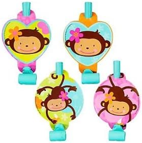 Pink Mod 'Monkey Love' Blowouts (8ct)