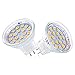 MZD8391 3W MR11 GU4.0 Wide Angle LED Bulbs, GU4 Base, 280lm, 10-30V AC/DC, 120Flood Beam, Warm White, 3000K, LED Light Bulbs,Pack of 2
